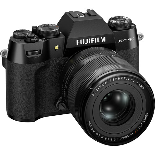 FUJIFILM X-T50 Mirrorless Camera with XF 16-50mm f/2.8-4.8 Lens (Black)