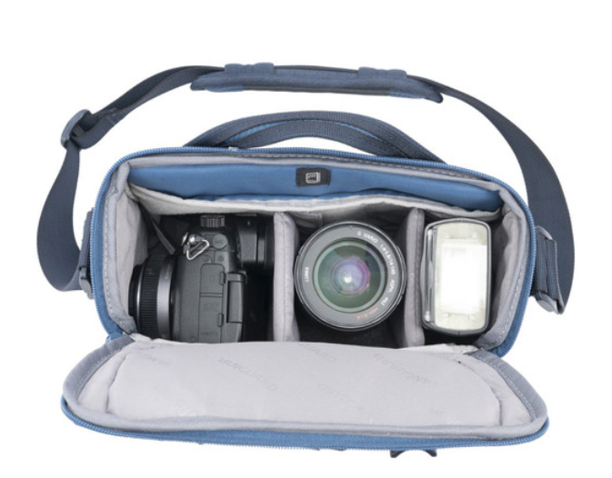 VEO RANGE 21M NV MESSENGER CAMERA BAG - NAVY