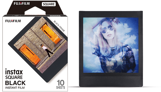 Instax Square Film Effect Black 1x10