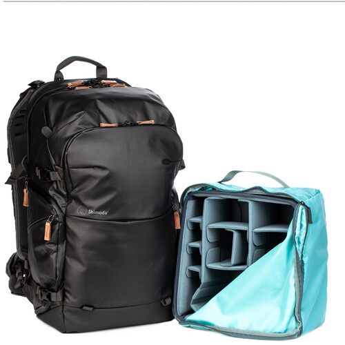 Explore v2 35 Backpack مع تقسيمات داخلية (اسود)