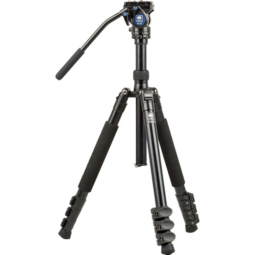 ET-2004 Aluminum Tripod + VA5 Video Head