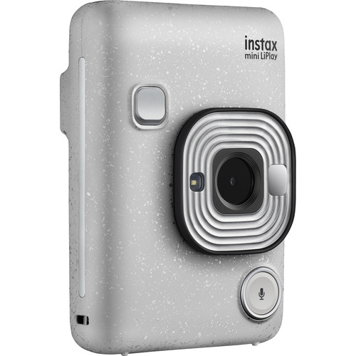 INSTAX Mini LiPlay Hybrid Instant Camera (Stone White)