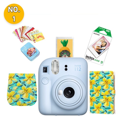 FUJIFILM Instax Mini 12 Gift Box & Lifestyle Pack (Pastel Blue)