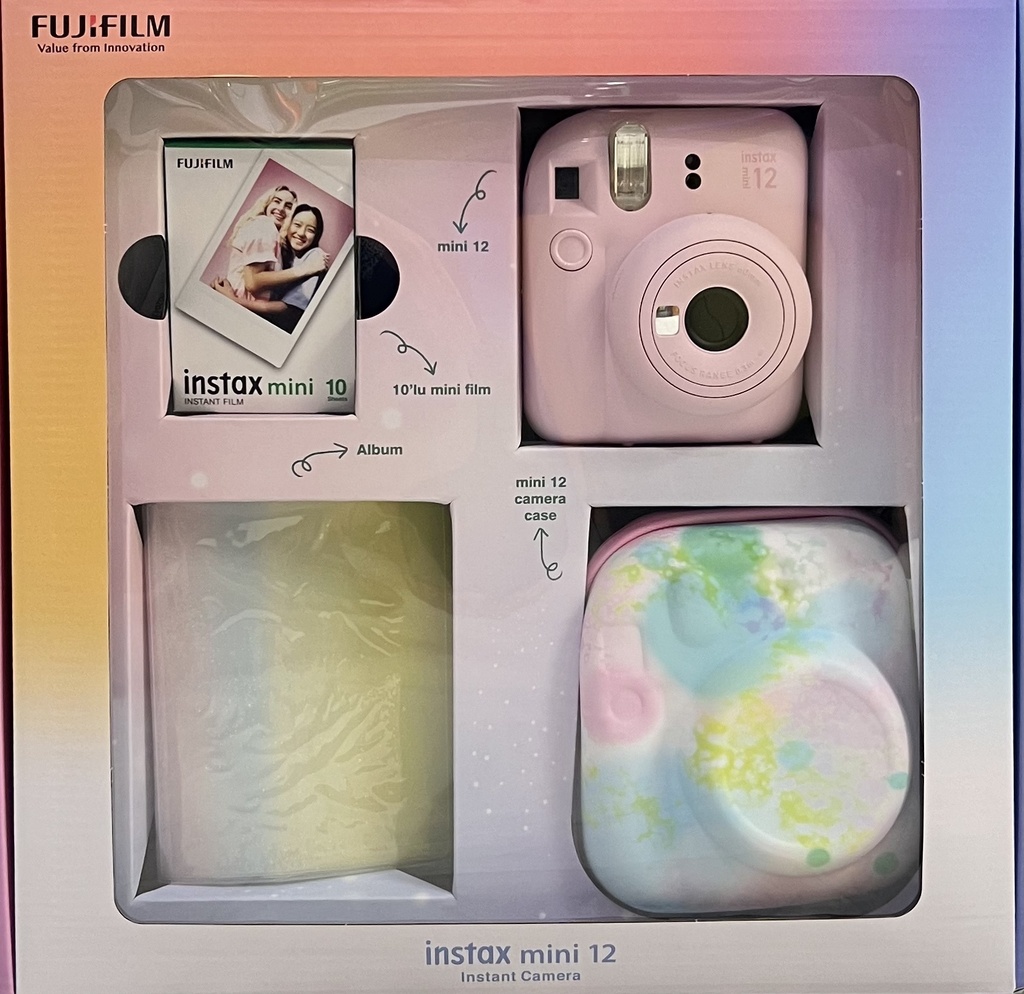 Instax mini 12 Gift Box pink