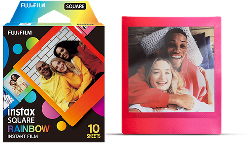 Instax Square Film Effect Rainbow 1x10