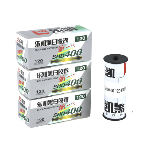 Lucky SHD 400 Black & White 120 Roll Film
