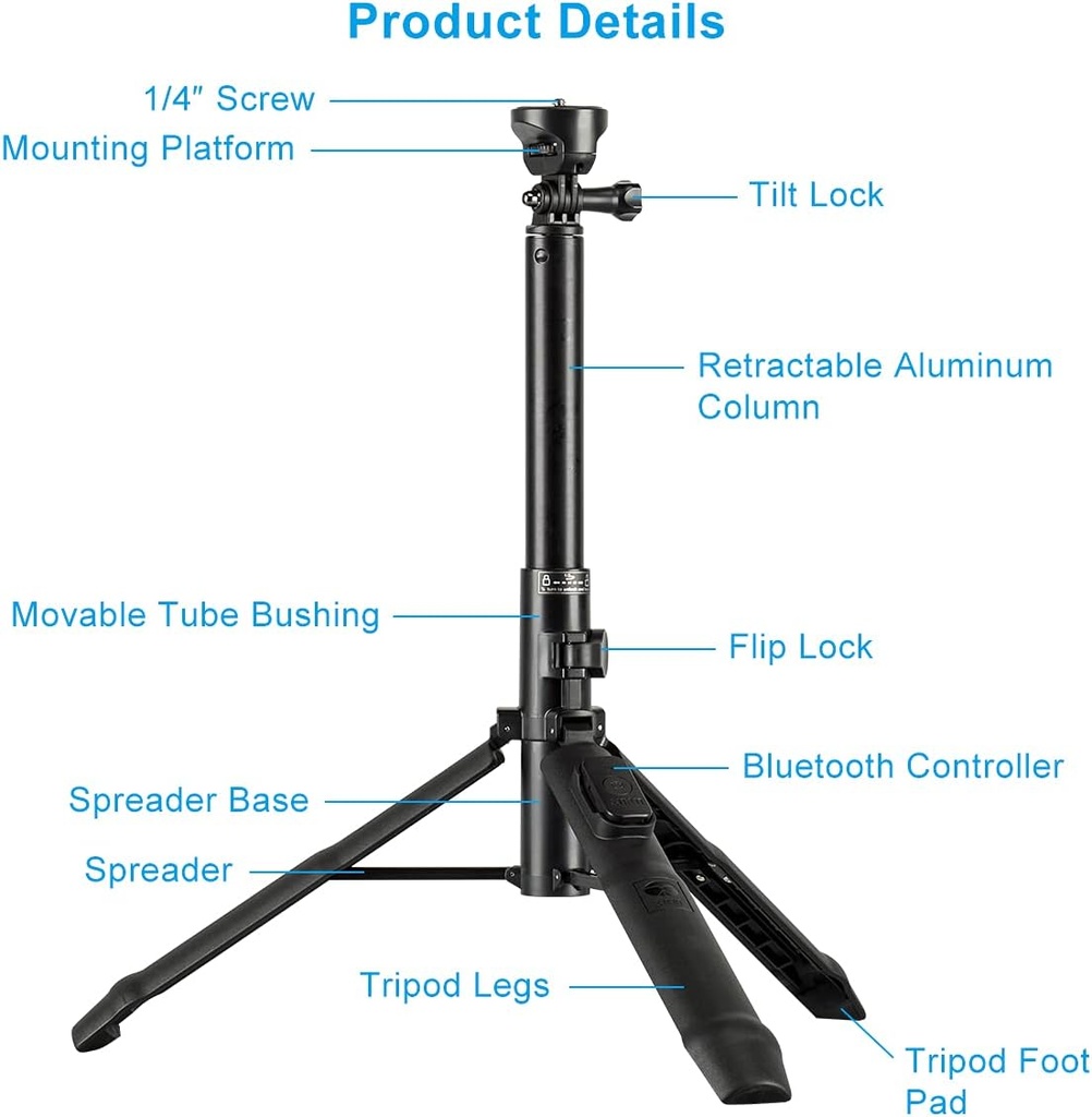 MS-01K Umbrella Mobile Tripod