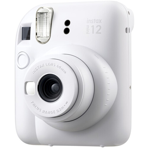 INSTAX MINI 12 Instant Film Camera (Clay White)