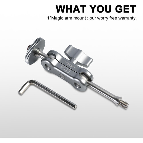 GVM ML - Aluminum Alloy Ajustable Magic Arm with 1/4" Screw