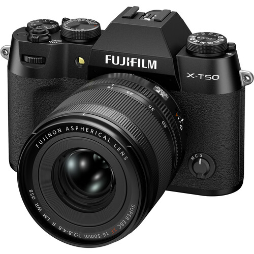 FUJIFILM X-T50 Mirrorless Camera with XF 16-50mm f/2.8-4.8 Lens (Black)