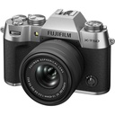 FUJIFILM X-T50 Mirrorless Camera with 15-45mm f/3.5-5.6 Lens (Silver)