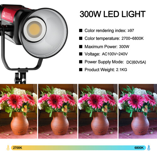 GVM Pro SD300B Bi-Color LED Monolight (300W)