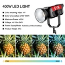 GVM Pro SD400B Bi-Color LED Monolight (400W)