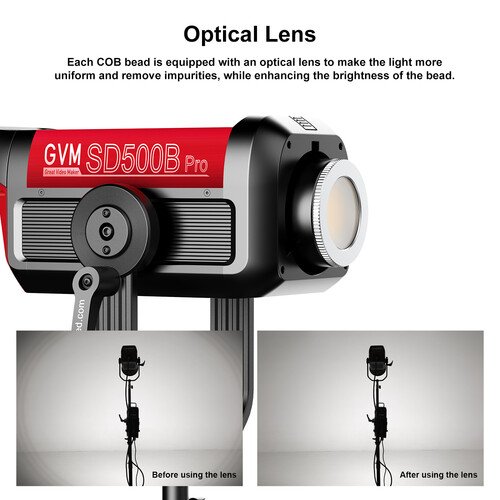 GVM Pro SD500B Bi-Color LED Monolight (500W)