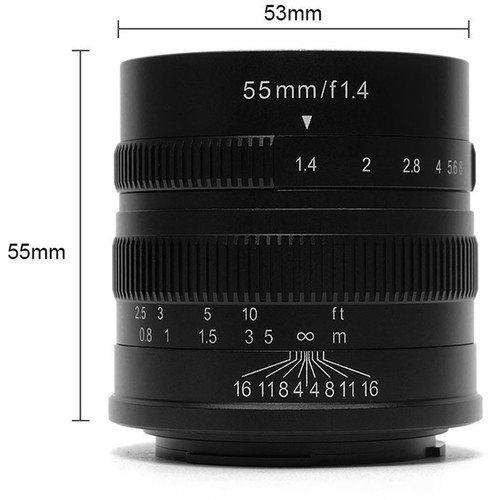 7Artisans 55mm F1.4 Fujifilm X Mount