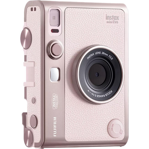 FUJIFILM Instax Mini EVO Hybrid Instant Camera (Gentle Rose)