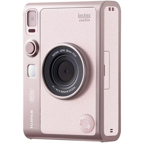 FUJIFILM Instax Mini EVO Hybrid Instant Camera (Gentle Rose)