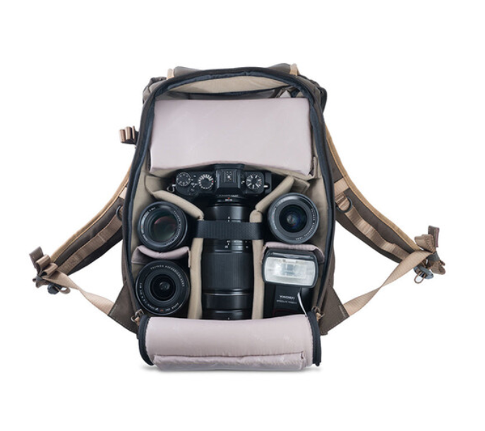 VEO GO 42M KG CAMERA BACKPACK - KHAKI-GREEN