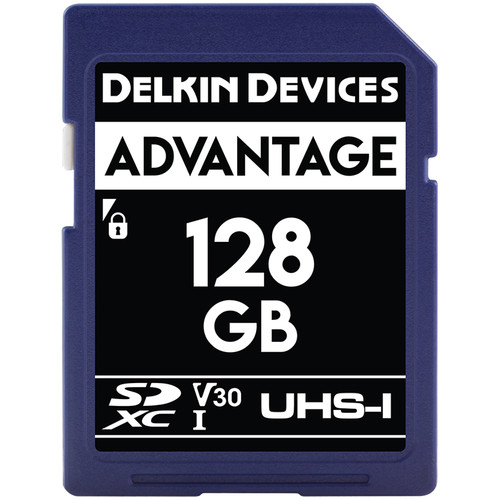 Delkin Devices 128GB Advantage UHS-I SDXC Memory Card