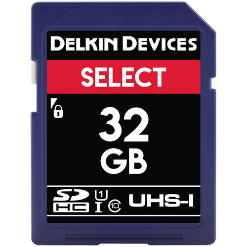 Delkin Devices 32GB SELECT UHS-I SDHC Memory Card