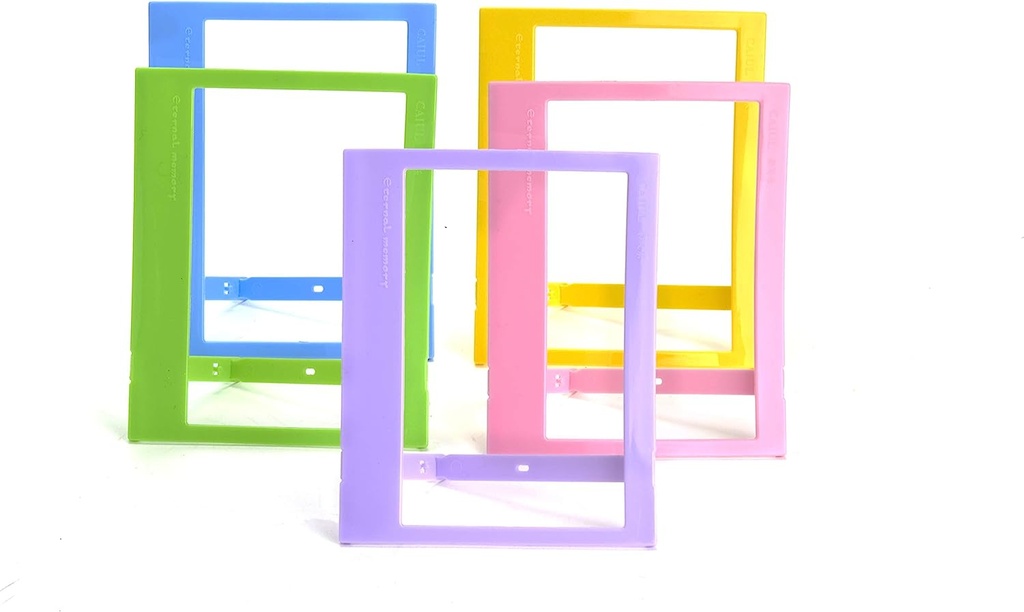 Plastic Wide Frames (Blue, Green, Pink, Yellow & Purple)