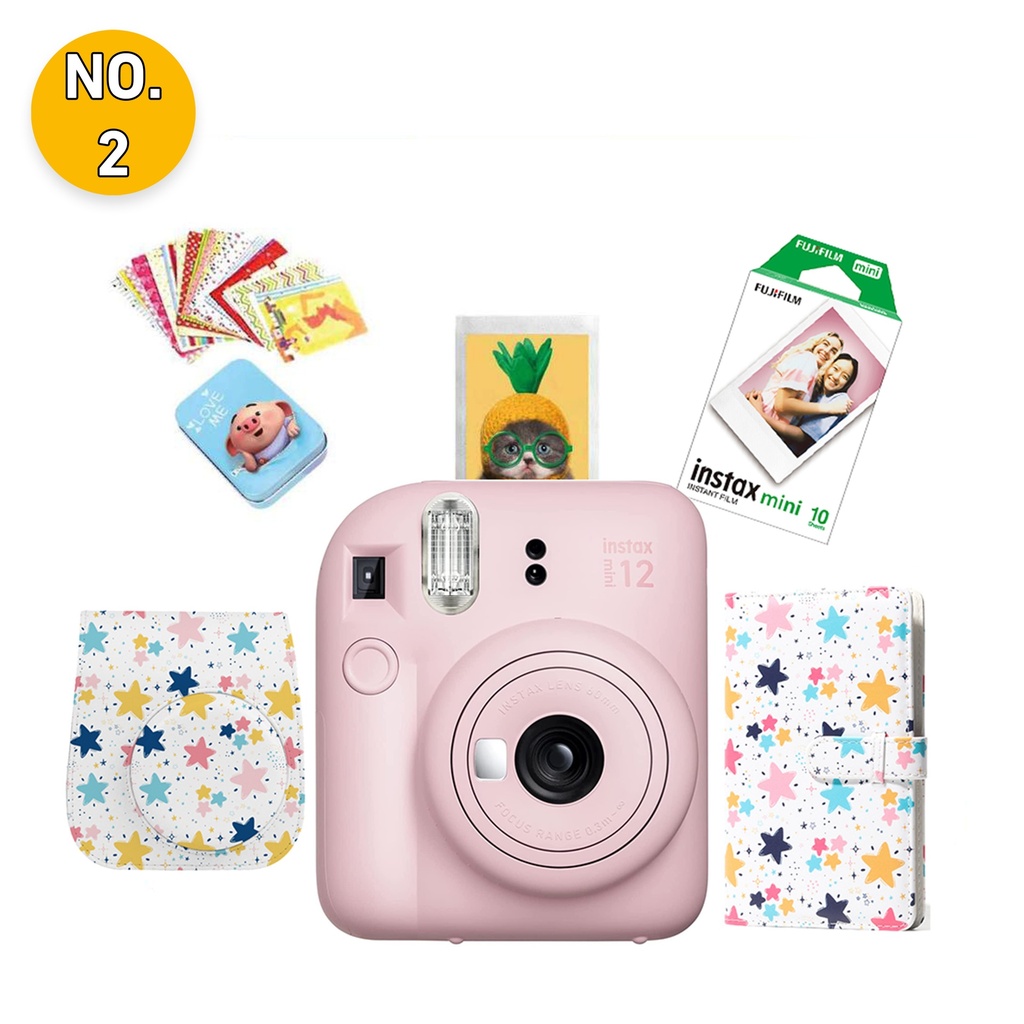 FUJIFILM Instax Mini 12 Gift Box & Lifestyle Pack (Blossom Pink)