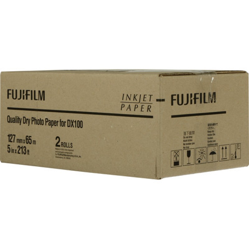 FUJIFILM 5 Inch Luster For DX-DE100 DL600 1 Roll Paper (65m)