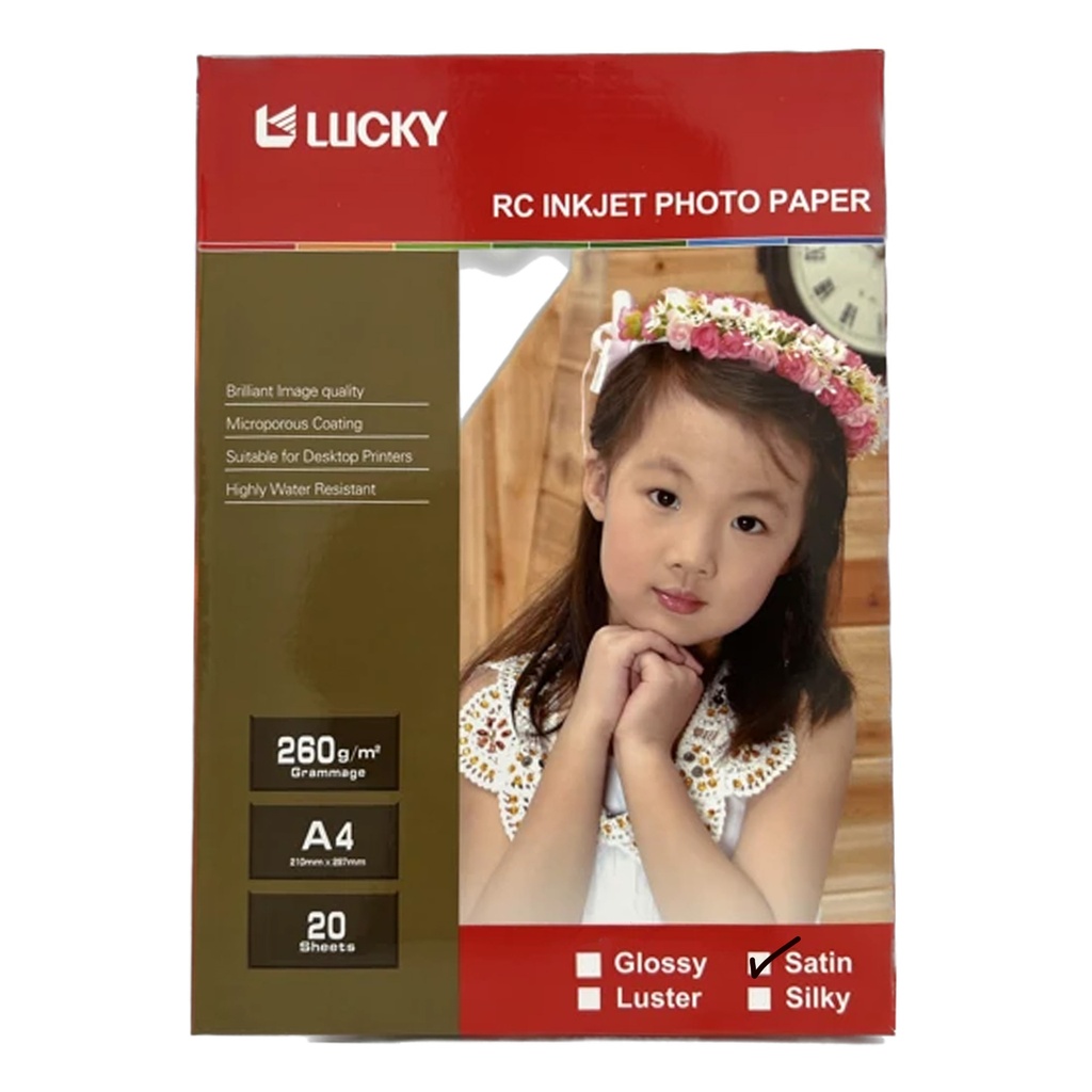 Lucky A4 (20) Photo Papers Stain