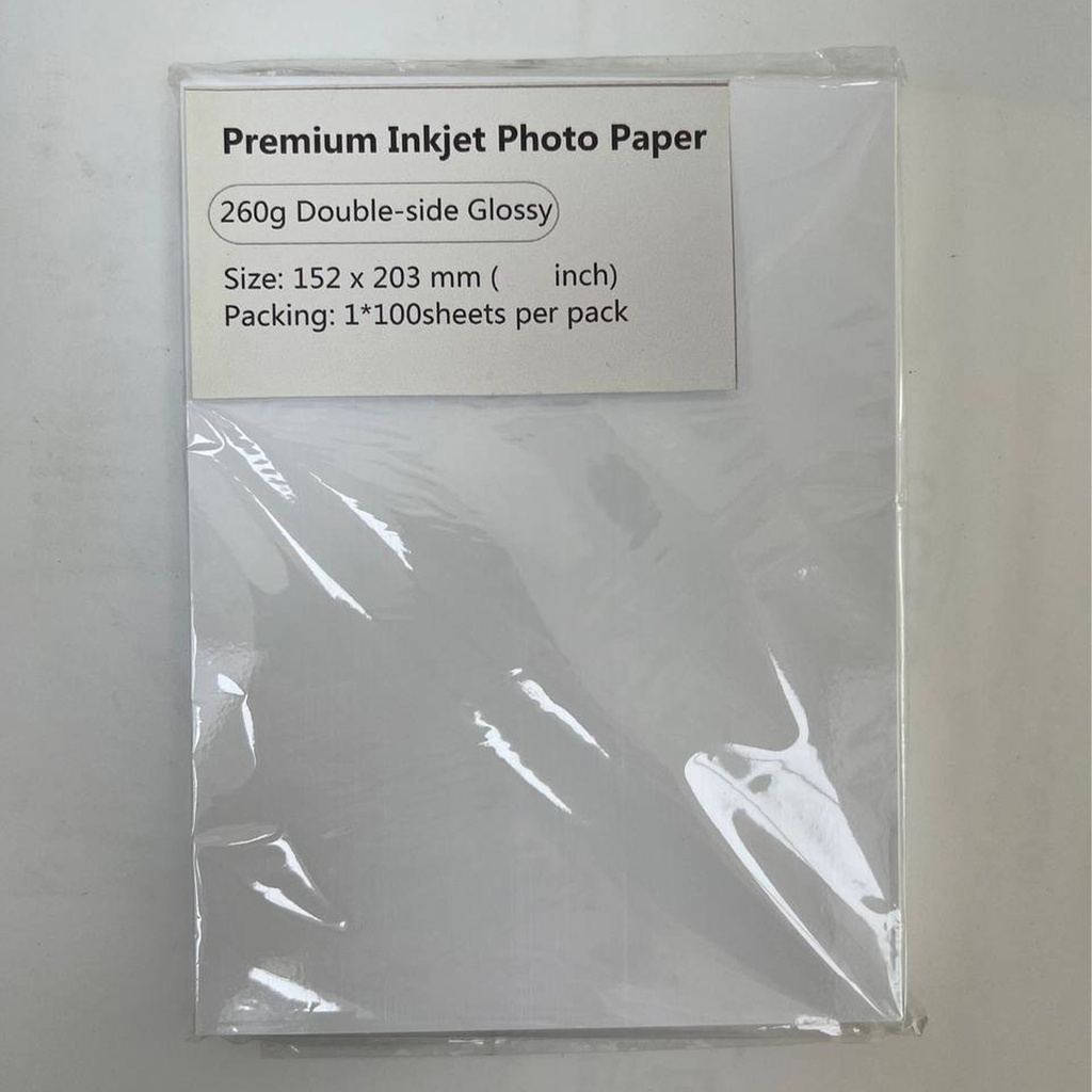 Lucky 6x8 Double Sided Glossy Sheet (100 Papers)