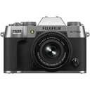 FUJIFILM X-T50 Mirrorless Camera with 15-45mm f/3.5-5.6 Lens (Silver)