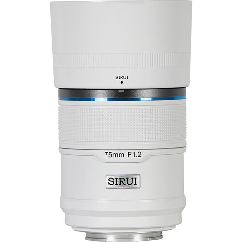 Sirui Sniper 75mm f/1.2 Autofocus Lens (FUJIFILM X, White)