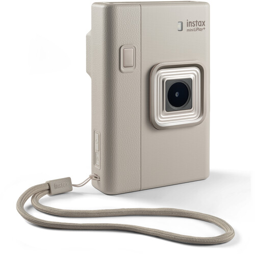 FUJIFILM INSTAX LIPLAY+Hybrid Instant Camera (Sand Beige)