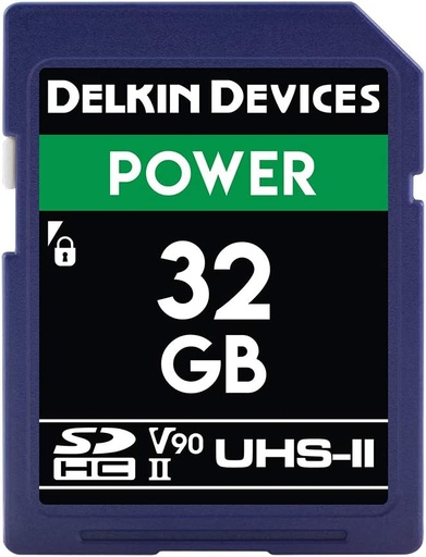 Delkin Devices 32GB Power SDHC UHS-II (V90) Memory Card