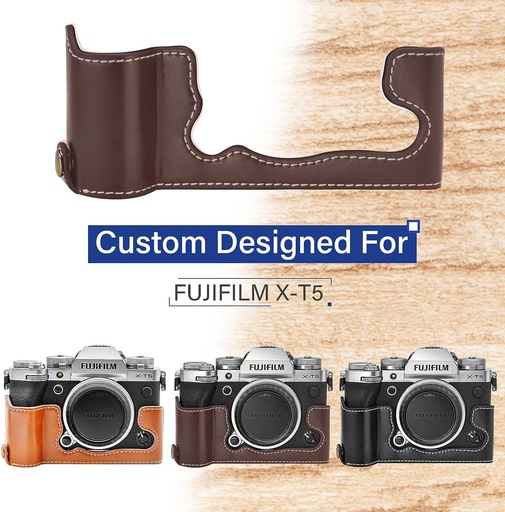 كيس جلد نصفي For FUJIFILM X-T5