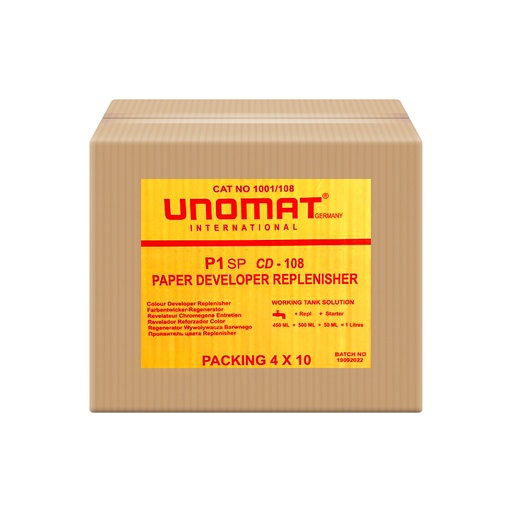 Unomat developer 4x10 Lt