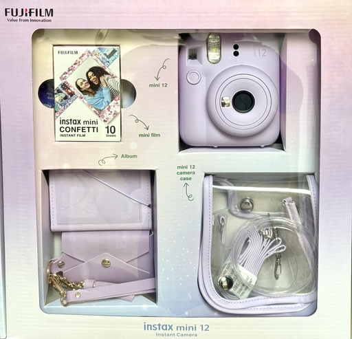 Instax Mini 12 Gift Box Purple