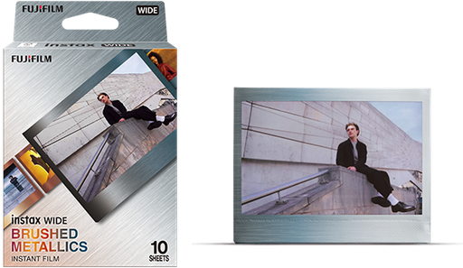 Instax Film Effect Brushed Metallics 1x10