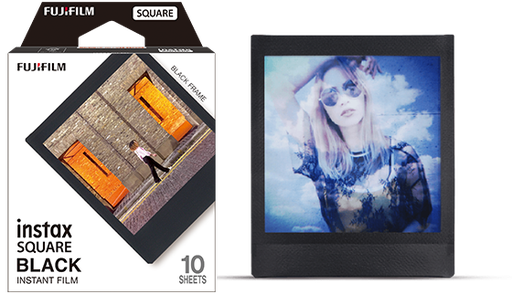 Instax Square Film Effect Black 1x10